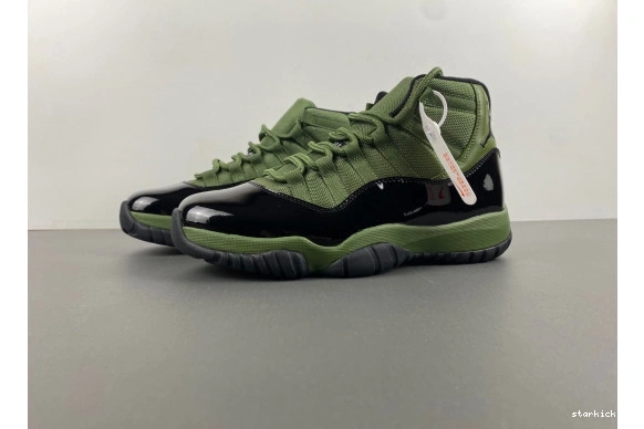 Green CT8012-300 Retro Military CT8012-300 11  Jordan 0402